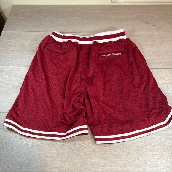 Headgear Classics Kobe Bryant #33 Lower Merion Maroon Basketball Shorts Sz L G72 - Picture 7 of 7